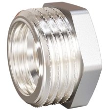 Футорка LD DN15х8 нр-вн, латунь никелированная