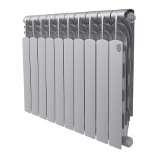 Радиатор биметаллический Royal Thermo Revolution B 500 Серебристый – 10 секц.