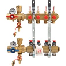 Комплект коллекторного узла Giacomini с динамич. регулир. расхода 1" x 18 /4, R553FKDB104