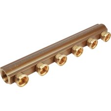 Коллектор Giacomini с отводами НР 1" x 18 /6, R551SY026