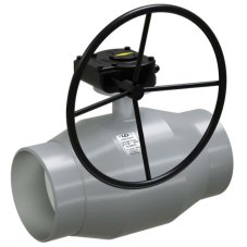 Кран шаровой стальной приварной LD Ду300 Ру25 полнопроходной, с редуктором