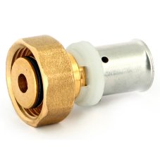 Муфта Uni-Fitt пресс-В 16x3/4"EK с накидной гайкой