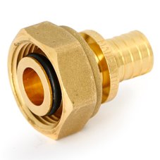 Муфта Uni-Fitt аксиальная-В 16x3/4"ЕК с накидной гайкой