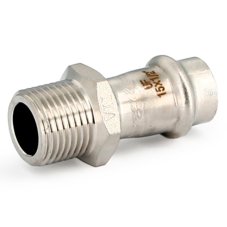 Муфта Uni-Fitt пресс 22х3/4" нар. р., нерж. ст.