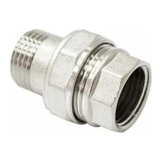 Соединение STI прямое 1" никелированный