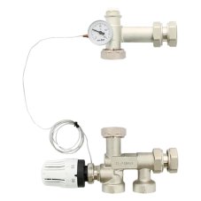 Группа насосно-смесительная Uni-Fitt SOLOMIX MINI с накидной гайкой 1", без насоса