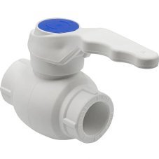 Кран шаровой THERMOLIGHT ручка PP-R 20 белый, UPF 005 20 00 00 W