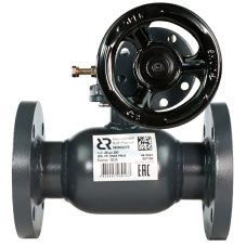 Кран шаровой РИДАН JIP-R Premium FF DN100 PN16 WG фланцевый, с рукояткой, неполнопроходной