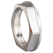 Контргайка LD DN25 внутренняя резьба, латунь никелированная