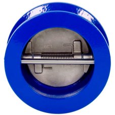 Затвор обратный РИДАН NVD-895R PN16 DN80 межфланцевый пружинный двустворчатый,чугун GJL250