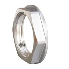 Контргайка LD DN20 внутренняя резьба, латунь никелированная