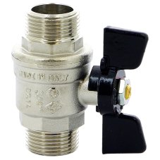 Кран BUGATTI НН 3/4" бабочка OREGON серия 327, полный проход