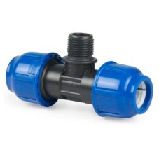 Тройник компрессионный НР d 25x3/4" PN16, РТП