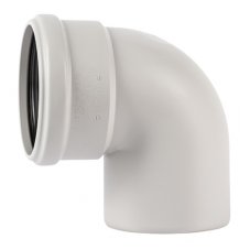 Отвод Ostendorf 110х87гр. SKВ бесшумная светло-серая PP-MD