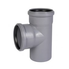 Тройник Ostendorf 110/50х87гр. HTEA Внутр.кан. PPS серый