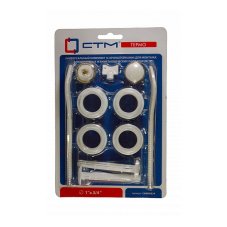 Комплект CTM ТЕРМО для радиатора 3/4" с кронштейнами