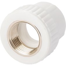 Муфта Lammin PPR комбин. ВР 32 х 1/2" 120/30 белый