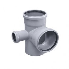 Крестовина Ostendorf 110/50/50/110х87гр. пятерник HTEDLR внутр.кан. PPS серый