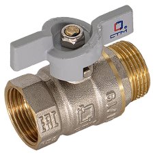 Кран шар. для воды 3/4" г/ш бабочка CTM СТАНДАРТ CWFMB034