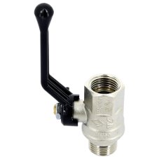 Кран BUGATTI НВ 1/2" ручка NEW JERSEY серия 915, полный проход