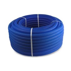 Труба РТП ПНД гофрированная 32 синяя (вн.диаметр 27 мм, 50м)