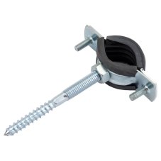 Хомут сантехнический Политэк Пайп 23-28 мм (3/4") (в комплекте со шпилькой и дюбелем)