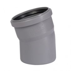 Отвод Ostendorf 110х15гр. HTB внутр.кан. PPS серый