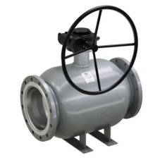 Кран LD шаровой стальной фланцевый Ду200/150 Ру16 с редуктором, неполнопроходной