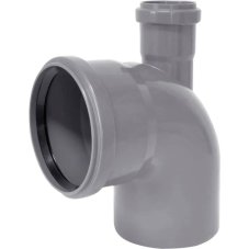 Отвод TEBO для внут. канал. с выходом (вверх) 110/50 87гр. сер. арт. 013021304 (1/10)