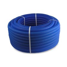Труба РТП ПНД гофрированная 20 синяя (вн. d18 мм, 50м)