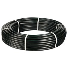 Труба ПНД 20х2,0 SDR11 черная с синей полосой, питьевая (200)