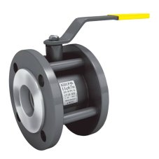 Кран шаровой стальной разборный фланцевый LD 11с67п Ду40 Ру16 полнопроходной, компактный, L-86мм