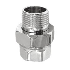 Соединитель VIEIR прямой, разъемный (американка) ВН 1" хром HJX55