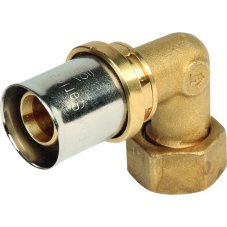 Угольник Giacomini с накидной гайкой и плоским седлом 1" x (26x3), RM130PY058