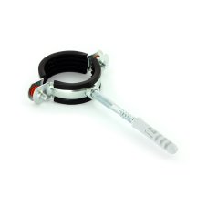 Хомут Uni-Fitt 3/4" (25-29 мм) с резиновым уплотнителем, шпилькой и дюбелем