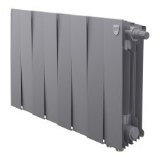 Радиатор биметаллический Royal Thermo PianoForte 300 Серебристый VR80 - 8 секц.