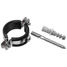 Комплект AQUALINK хомут с гайкой, шпилька-шуруп, дюбель пластиковый 3/4