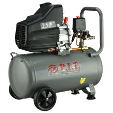 Компрессор P.I.T. PAC50-C (1,8кВт, 2,5лс, 206 л/мин, 50л, 2 выхода, европереходник, масляный)