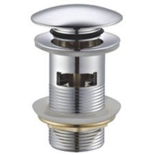 Клапан VIEIR донный с переливом 1 1/4" латунь (50) VER22A