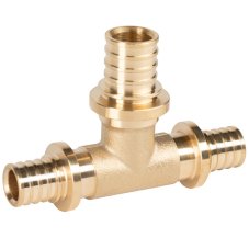 Тройник Royal Thermo ritable аксиальный переходной, латунь, 25-20-16