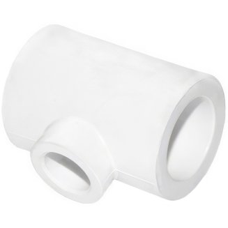 Тройник переходной полипропиленовый PPRC 125х020х125 FDplast, белый