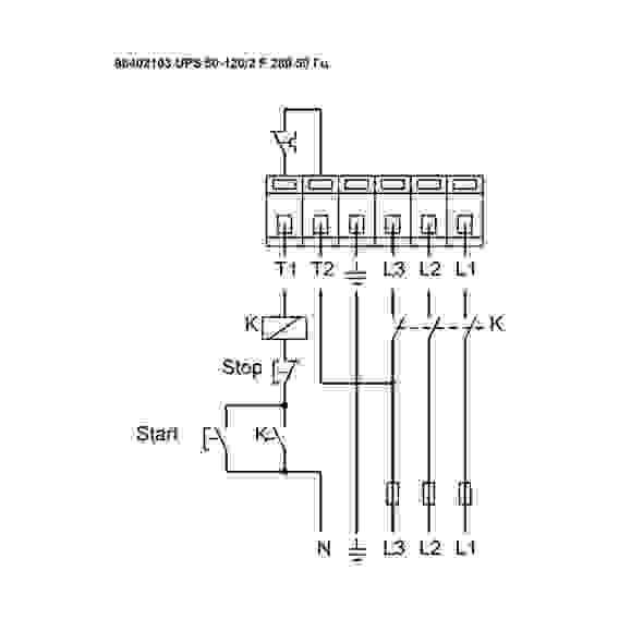 Насос циркуляционный Grundfos UPS 50-120 F (3x380)