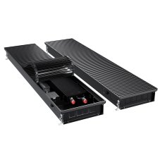 Конвектор внутрипольный Royal Thermo ATRIUM TURBO-90/300/2100-DG-U-BL