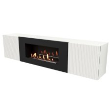 Тумба с биокамином Firelight BFP-P1700L белая