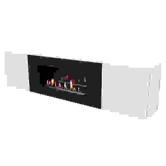 Тумба с биокамином Firelight BFP-P1700L белая