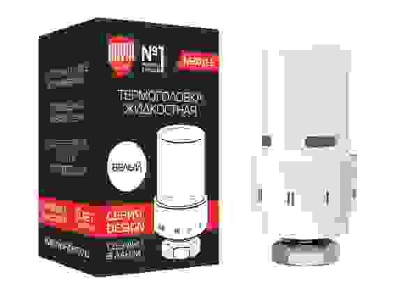 Термоголовка жидкостная Royal Thermo Design М30х1,5 (белый).