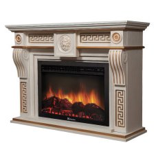 Портал Firelight Vittoriano 30 Белёный дуб с золотой патиной