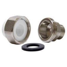 Муфта TEBO сер. PP-R комбин. разъемная (Американка) 25x 1" ВР (10/100), арт. 016020806