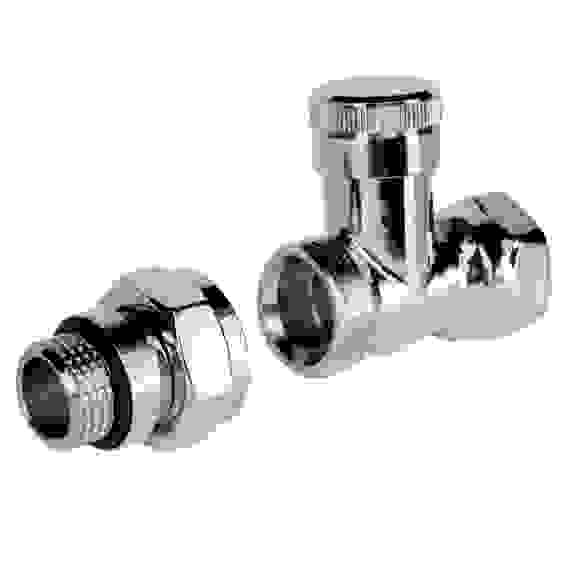 Набор термостатический прямой Royal Thermo Design 1/2" Click (Хром) с термоголовкой Design (Хром)