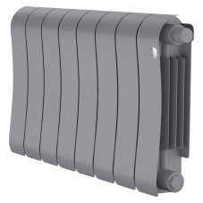 Радиатор биметаллический Royal Thermo Infinity 300 Silver Satin VR80 - 8 секц.